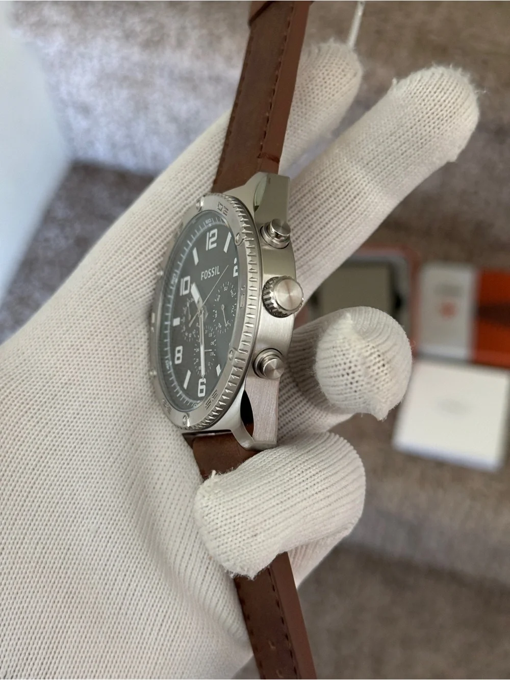 Fossil watch silver stainless